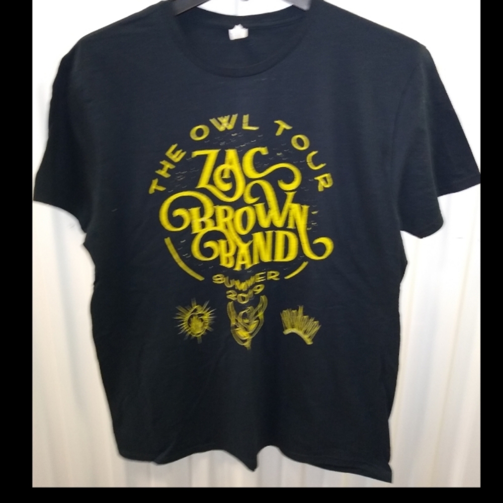 Zac Brown 2019 Concert Tour Dates T-Shirt Size XL